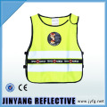 hi viz low elastic yarn reflective security vest for children